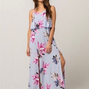Oneill milly floral maxi dress NWT